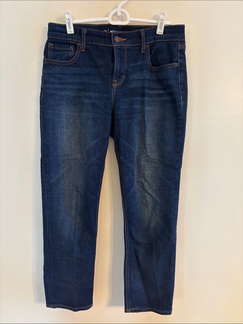 Old Navy Women's Dark Indigo Boyfriend Jeans